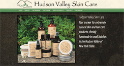 Desktop Screenshot of hudsonvalleyskincare.com